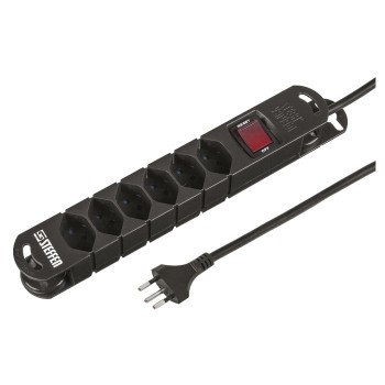 STEFFEN STEBA VARIABL 6xT13, avec Schalter, 5m câble, 6 x T13, Magnet, noir STEFFEN STEBA VARIABL 6xT13, avec Schalter, 5m câble, 6 x T13, Magnet, noir