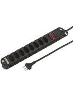 STEBA VARIABL 8xT13, with Schalter, 5m, sw, 5m cable, 8 x T13, Magnet, black