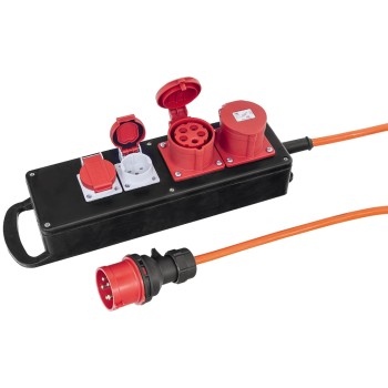 STEFFEN Barrette de connecteurs industrielle UNIbloc 2x T25, 2x CEE16 STEFFEN Barrette de connecteurs industrielle UNIbloc 2x T25, 2x CEE16