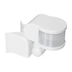 STEFFEN Bewegungsmeld IR Corner 240° weiss, 2-12m, 10Sek-7min, <10-2000lx, 1200W, IP44