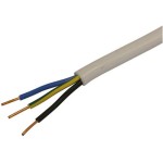 STEFFEN Câble d'installation TT 3x 1.5 mm2 5 m Blanc
