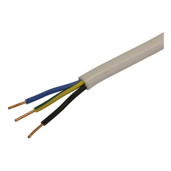 STEFFEN Câble d'installation TT 3x 1.5 mm2 50 m Blanc STEFFEN Câble d'installation TT 3x 1.5 mm2 50 m Blanc