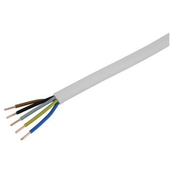 STEFFEN Câble d'installation TT 5x 2.5 mm2 33 m Blanc STEFFEN Câble d'installation TT 5x 2.5 mm2 33 m Blanc