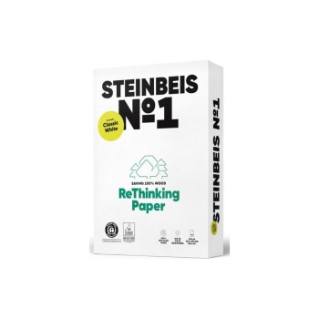 steinbeis Papier pour photocopie ClassicWhite A4, blanc, 80 g/m²,500 Blatt steinbeis Papier pour photocopie ClassicWhite A4, blanc, 80 g/m²,500 Blatt