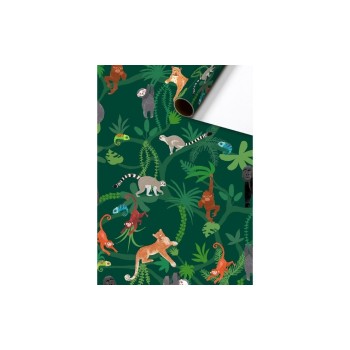 Stewo Papier cadeau Lauro 1 Pièce/s, Vert foncé, 70 cm x 2 m