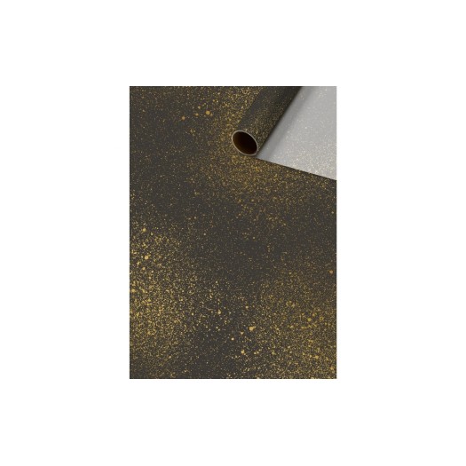 Stewo Papier de soie Nani 50 cm x 5 m, 30 g/m², brun/doré