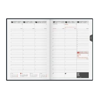 Stewo Geschäftsagenda 2024 Time Square, 17 x 24 cm, 1 W/2S, ASSORTIERT Stewo Geschäftsagenda 2024 Time Square, 17 x 24 cm, 1 W/2S, ASSORTIERT