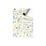 Stewo Papier cadeau Alexandra Blanc, 70 x 150 cm