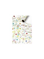 Stewo Papier cadeau Alexandra Blanc, 70 x 150 cm