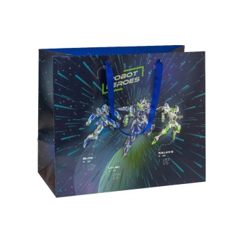 Stewo Sac cadeau Robot 45 x 22 x 38 cm