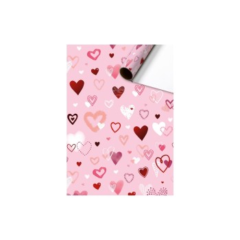 Stewo Papier cadeau Amaia 70 cm × 1.5 m, 76 g/m 1 Pièce/s, Rose Stewo Papier cadeau Amaia 70 cm × 1.5 m, 76 g/m 1 Pièce/s, Rose
