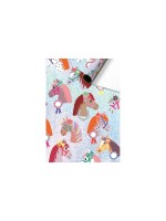 Stewo Papier cadeau Bonny 70 cm × 1.5 m, 1 Pièce/s, Bleu clair