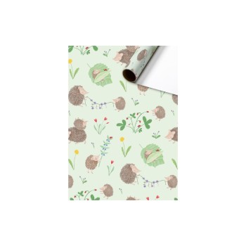 Stewo Papier cadeau Riccio 70 cm × 2 m, 80 g/m 1 Pièce/s, Vert