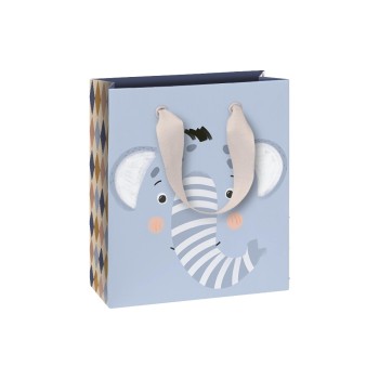 Stewo Sac cadeau Buba 18×21×8 cm, 230 g/m², 1 Pièce/s, Bleu clair Stewo Sac cadeau Buba 18×21×8 cm, 230 g/m², 1 Pièce/s, Bleu clair