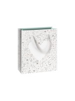 Stewo Sac cadeau Eldana 18×21×8 cm, 250 g/m², 1 Pièce/s, Blanc