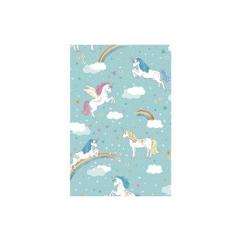 Stewo Papier cadeau Melody Licorne, 70 cm x 2 m