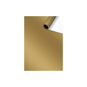 Stewo Papier cadeau Couleur Doré / Weiss, 70 cm x 2 m