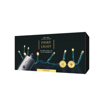 STT Lichterkette Recharge String 40, 40LED ww, 2m, green, 8 funct STT Lichterkette Recharge String 40, 40LED ww, 2m, green, 8 funct