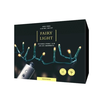 STT Lichterkette Recharge String 200, 200LED ww,10m, green,8 funct STT Lichterkette Recharge String 200, 200LED ww,10m, green,8 funct