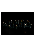 STT Guirlande à LED Recharge Cluster 3 m, 160 LED, vert