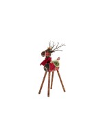 STT Figurine LED Renne Jeffrey, 16 LED, 70 cm