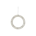 STT Couronne d'anges LED Nero 1200 LED, Ø 60 cm, 9 W