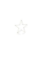 STT LED Dekoration 3D Star Argento 58cm, 280LED ww, D58cm, silver