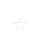 STT LED Dekoration 3D Star Argento 78cm, 400LED ww, D78cm, silver