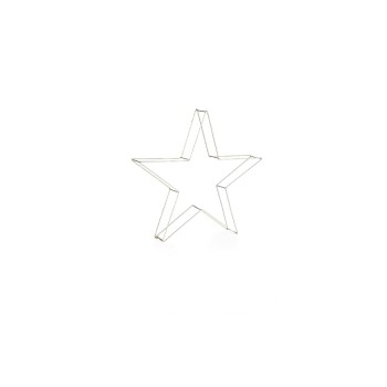 STT LED Dekoration 3D Star Argento 78cm, 400LED ww, D78cm, silver STT LED Dekoration 3D Star Argento 78cm, 400LED ww, D78cm, silver