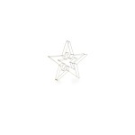 STT 3D LED Star Double Argento 420 LED, Ø 58 cm