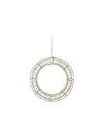 STT LED Angel Wreath Nero 45cm, 960LED sww, D45x7cm, black