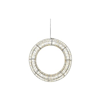 STT LED Angel Wreath Nero 45cm, 960LED sww, D45x7cm, black STT LED Angel Wreath Nero 45cm, 960LED sww, D45x7cm, black