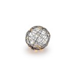 STT Décoration de table Balle 3D Nero S, Ø 12 cm