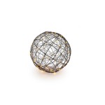STT Décoration de table Balle 3D Nero M, Ø 20 cm