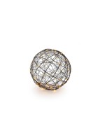 STT LED Dekoration 3D Ball Nero M, 60LED sww, Timer 6h/18h, D15cm