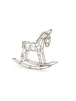 STT LED Figur Rocking Horse, 300LED ww, 65x24x55cm