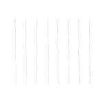 STT Rideau lumineux à LED Angel Hair, 264 LED, 2 x 2.2 m, noir