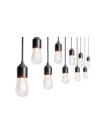 STT Guirlande lumineuse Edison Partylight S, 10 LEDs, 3 m, transparent