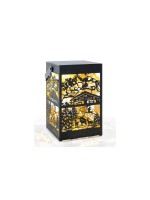 STT Lanterne Swiss Alps Recharge USB, 24.5 cm, noir/or