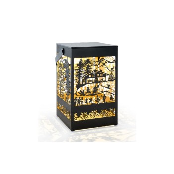 STT Recharge USB Lanterne Edelweiss, 1LED, ww, 15x24.5cm, Timer 6/18 STT Recharge USB Lanterne Edelweiss, 1LED, ww, 15x24.5cm, Timer 6/18