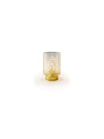 STT Windlicht Ambiente clear, 1LED, ww, D10 x H15.5cm, Timer 6/18