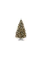 STT LED Weihnachtsbaum Frosted 220, 600LED, ww, H220cm, green