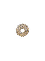 STT LED Kranz Snowy Wreath 70, 240LED ww, 418tips, D70cm
