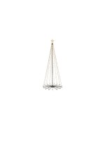 STT Lumière décorative Arbre à cônes, 700 LEDs, 240 cm, noir