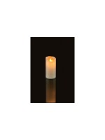 STT Magic Candle M, ivory, 1LED ww, 9 x 18cm