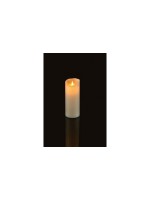 STT Bougie LED Magic Candle Ivory L Ø 9 x 23 cm, blanc chaud