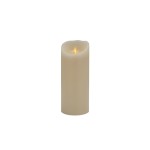 STT Magic Candle outdoor L, 1LED ww, 9 x 23cm, ivory
