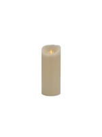 STT Magic Candle outdoor L, 1LED ww, 9 x 23cm, ivory