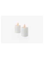 STT Set de bougies LED Magic Tea light 3.8 cm, blanc chaud, 2 pièces