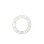 STT Angel Wreath Argento, 1800LED ww, D78x9cm, silver